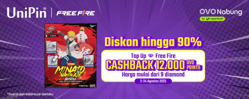 Mystery Shop Hadir Kembali – Top Up Free Fire Pakai OVO dan Dapatkan Ekstra Cashback 8Rb OVO Points!
